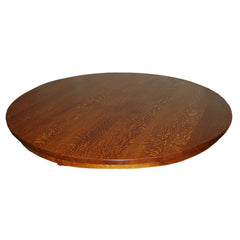 Mission 54" Round Dining Table w/ 2 Leaves