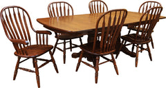 Amish Traditional Double Base Dining Set-4