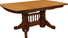 Amish Traditional Double Base Dining Set-4
