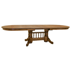 Traditional 72" Oval Dining Table w/ 4 Leaves