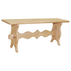 42" Amish Mission Trestle Bench