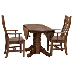 Drop Leaf Dining Set- Character Walnut