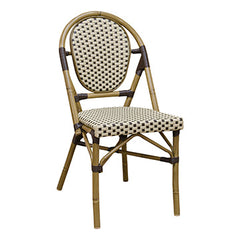 Side Brown Round Back