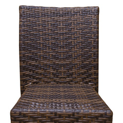 Brown Patio Side Chair