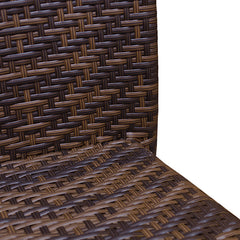 Brown Patio Side Chair