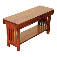 Bench - Mission with Shelf