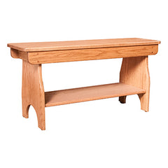 Bench with Shelf