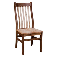 Rochester Side Chair- Walnut/Wormy Maple