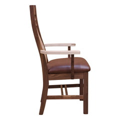 Bungalow Arm Chair -C Walnut/ Wormy Maple