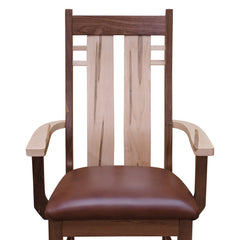 Bungalow Arm Chair -C Walnut/ Wormy Maple