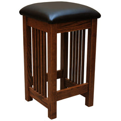 24" Amish Mission Barstool w/ No Back