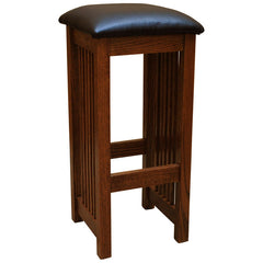 30" Amish Mission Barstool w/ No Back