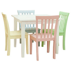 Kids 5-pc Multicolor Table Set