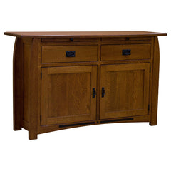 60" Amish Mission Server w/ Inlays