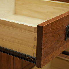 60" Carved Amish Mission Shaker Server