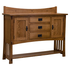 54" Amish Craftsman Inlays Server