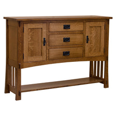 54" Amish Craftsman Inlays Server