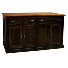 62" Amish Mission Two-Tone Server