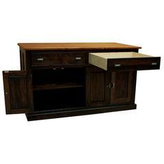 62" Amish Mission Two-Tone Server