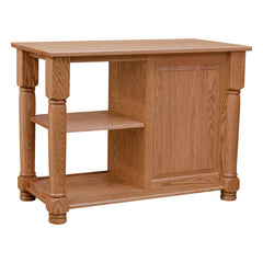 Red Oak Kitchen Island - Top and Base