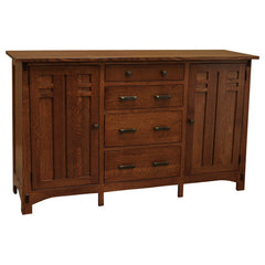 60" Amish Mission Bungalow Server