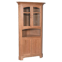 NBS 32'' Corner Hutch w/Open Deck