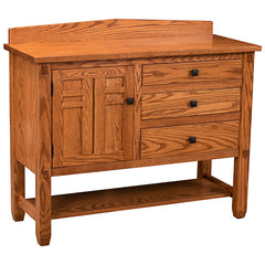 Bungalow Sideboard 39'' -1 Door 3 Drawers