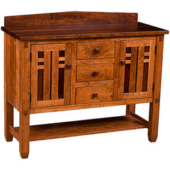Bungalow Sideboard 46'' - 2 Doors 3 Drawers