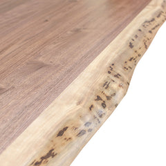 Live Edge Walnut Slab - Cedar Stump