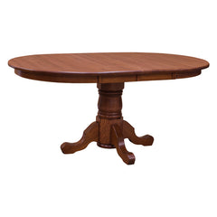 Pedestal Dining Table w/ 2 leaves