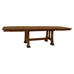 42" x 72" Amish Talieson Dining Table w/ 4-Leaves