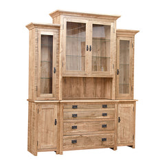 Rustic Timber China Cabinet