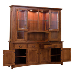 Character 1/4 Sawn White Oak China Cabinet