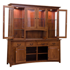 Character 1/4 Sawn White Oak China Cabinet