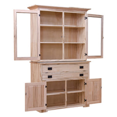 Table Hutch - Wormy Maple