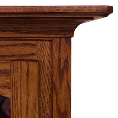Traditional China Cabinet- Red Oak