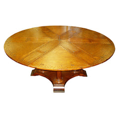 Scottsdale English 60" Round Pedestal Dining Table