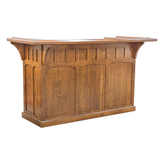 Mission Bar with Wine Cooler