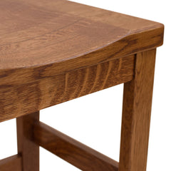 24" Amish Jane Oak Stool