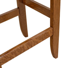24" Amish Jane Oak Stool