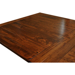 Two-Tone Amish Shaker Dining Table w/ 2-Leaves