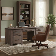 Double Pedestal Desk
