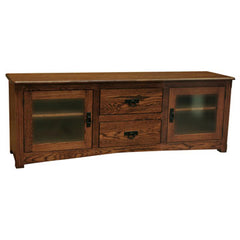 70" Amish Mission TV Stand, Red Oak