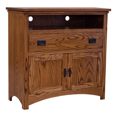 41" Amish Mission TV Stand- Sap Red Oak