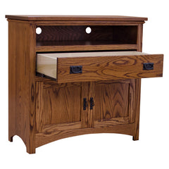 41" Amish Mission TV Stand- Sap Red Oak