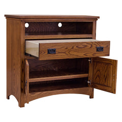41" Amish Mission TV Stand- Sap Red Oak