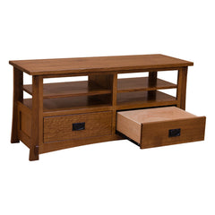 50" x 24" Amish Craftsman Open TV Stand