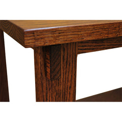 50" x 30" Amish Craftsman Open TV Stand