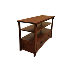 50" x 30" Amish Craftsman Open TV Stand