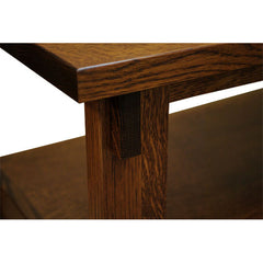 60" x 24" Amish Craftsman Open TV Stand